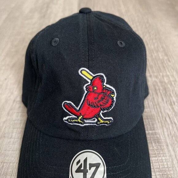 '47 St. Louis Cardinals 47 Hat Navy Cooperstown Adjustable Strap Dad Cap - Picture 3 of 9